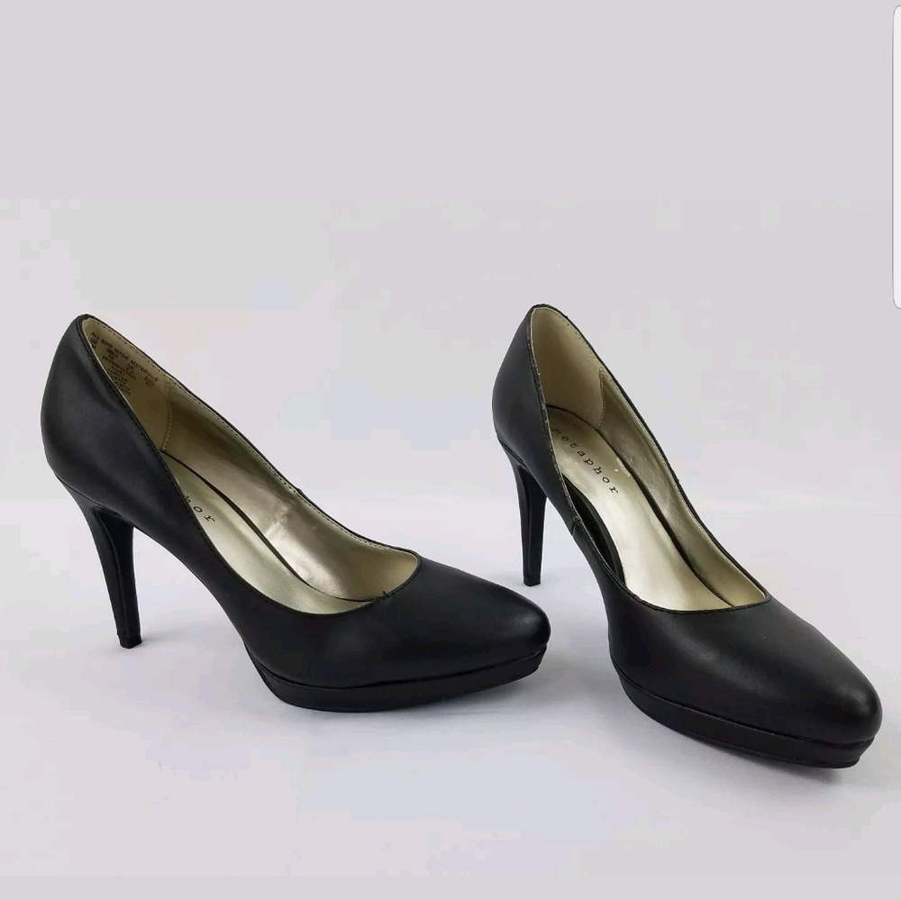 Metaphor black Laurene heels size 8
